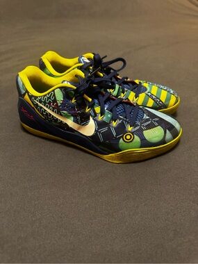 Nike Kobe 9 EM Multicolor Sneakers, Brazil